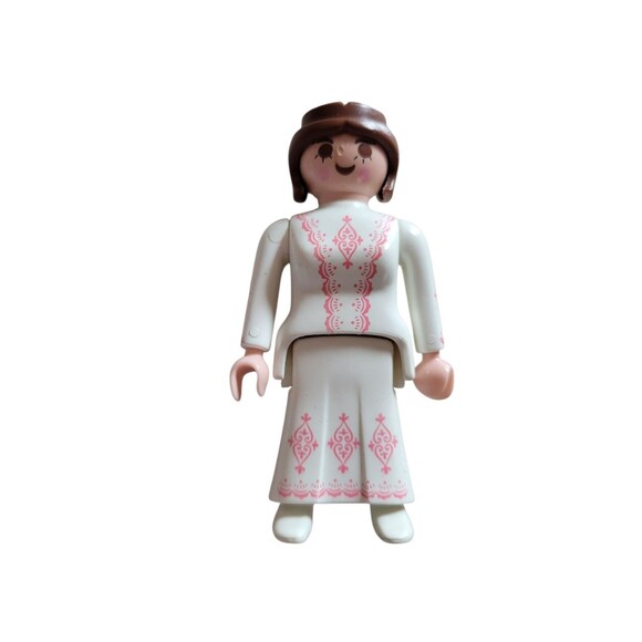 Lot Of 3 Playmobil Geobra Figures 1974 And 1987 2 Boys 1 Girl - Picture 4 of 9